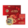 2024 Christmas Island Lunar New Year of the Dragon PNC