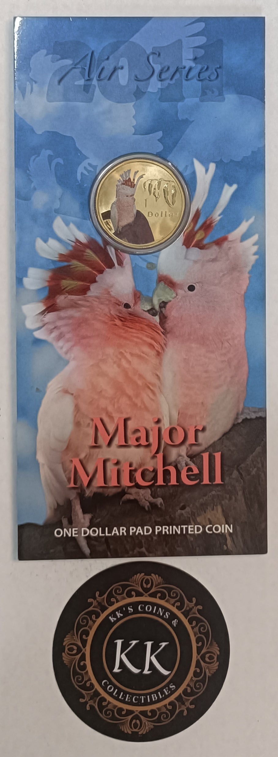 2011 $1 Air Series - Major Mitchell Uncirculated Coin on Card