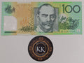 2014 Australia $100 Banknote 7 Digit RADAR