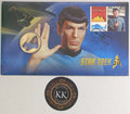 2016 $1 PNC - Star Trek: The Original Series Spock Stamp and Coin Cover (PNC)