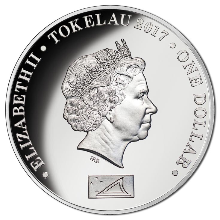 2017 Diana Princess of Wales $1 Colour Coin