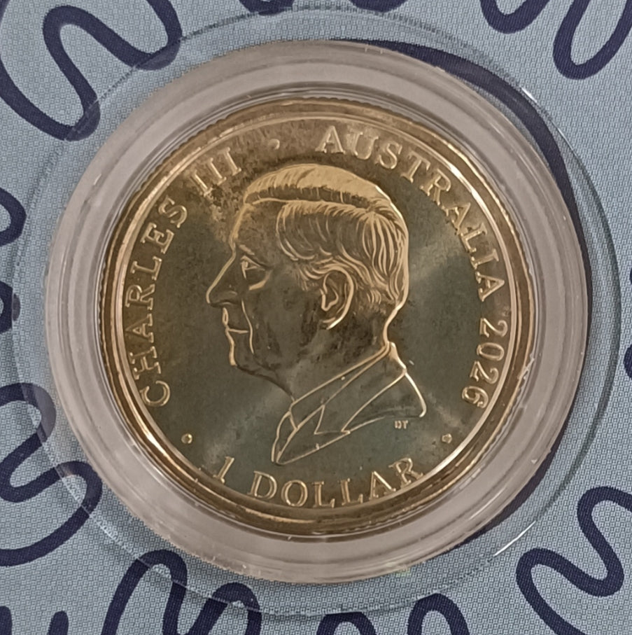 2026 Our Animals Our Country $1 Envelope Privy Mark Coin - Emu