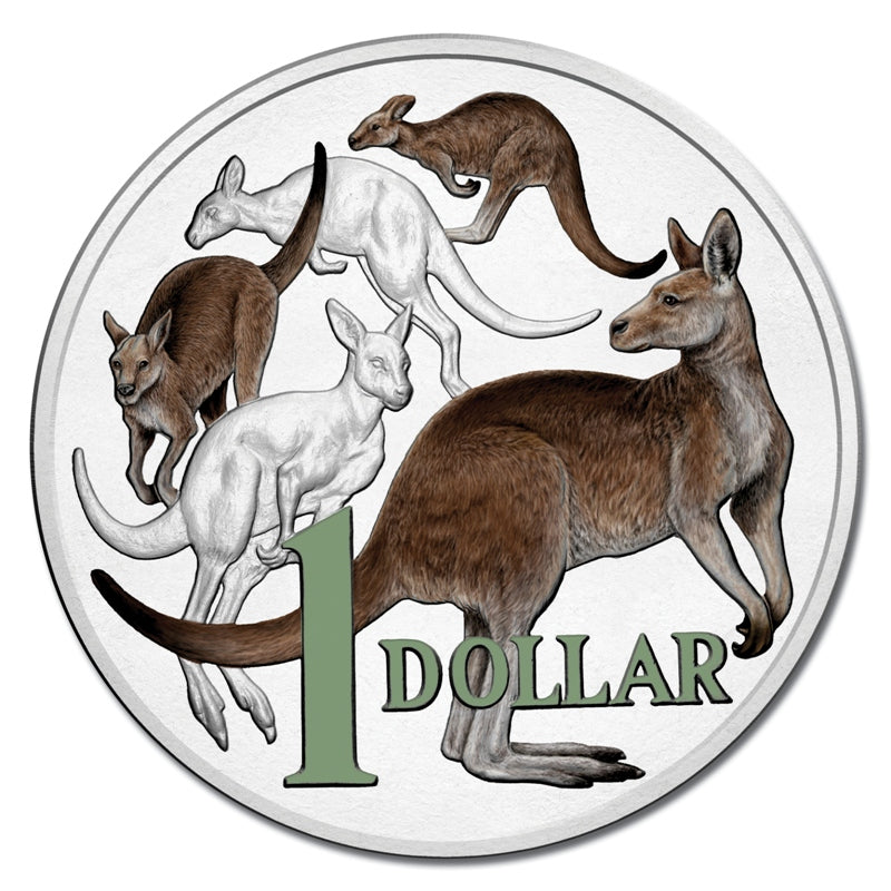2014 30th Anniversary $1 Coloured Coin