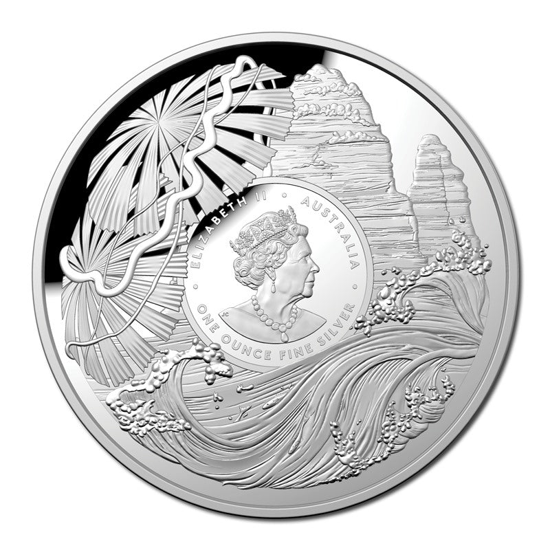 2023 $5 Beauty, Rich & Rare -  Great Barrier Reef Domed Silver Proof Coin