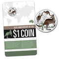 2014 30th Anniversary $1 Coloured Coin