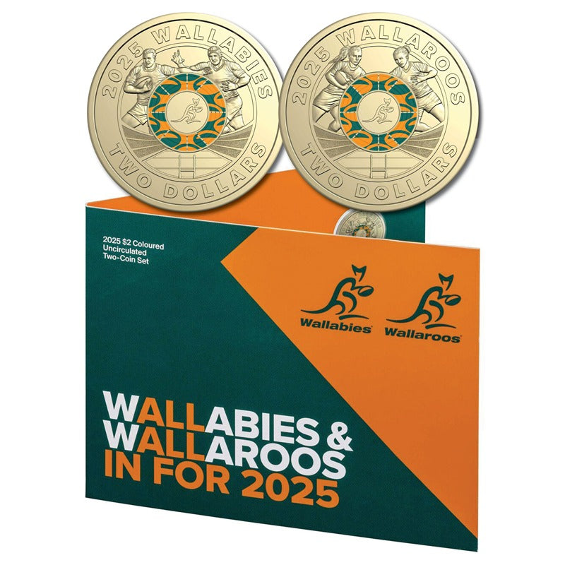 2025 $2 Wallabies & Wallaroos Two Coin Set