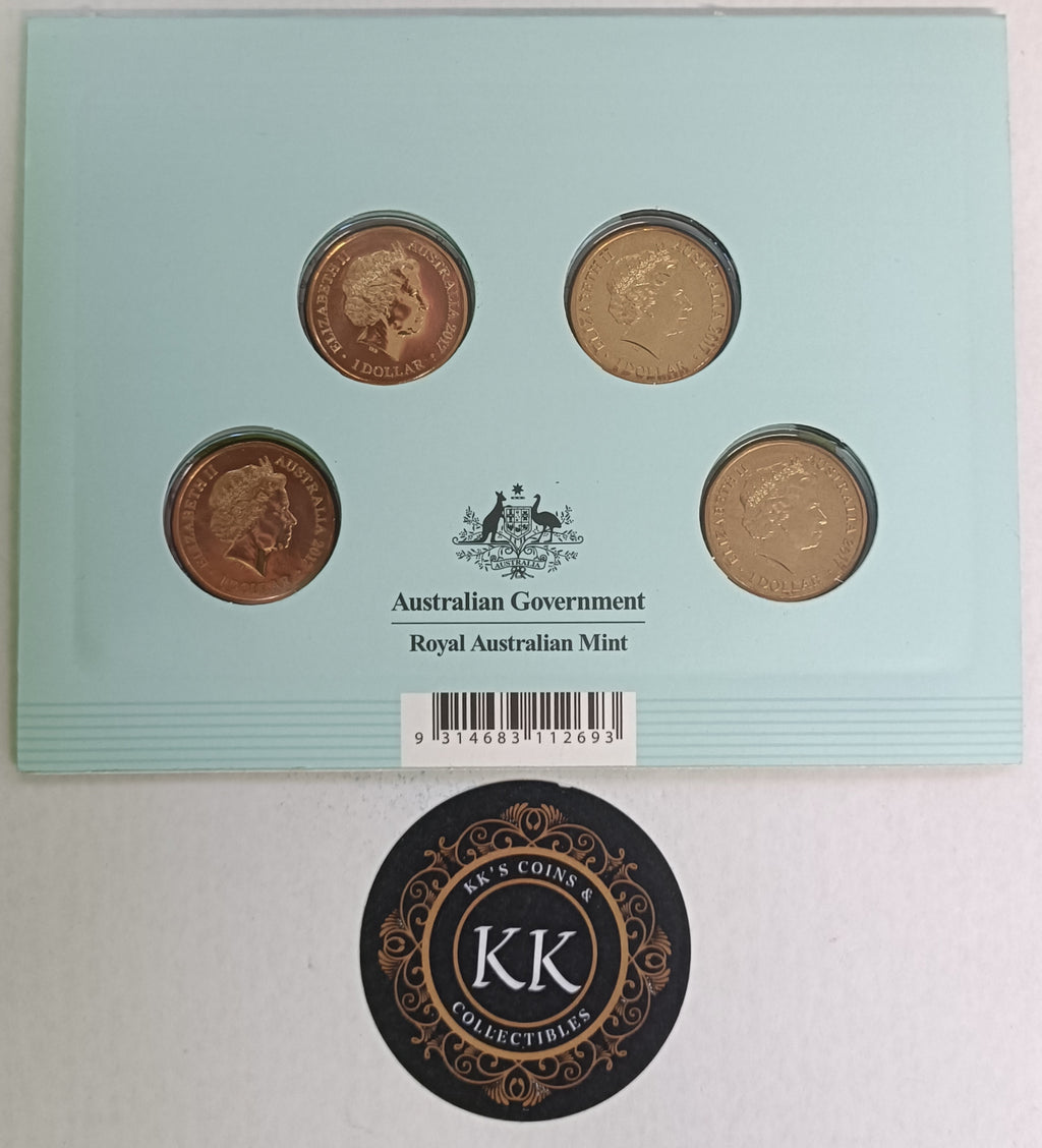 2017 One Dollar ($1) Trans-Australian Railway  4 Coin Mintmark Set CBMS