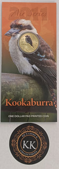 2011 $1 Air Series - Kookaburra Uncirculated Coin on Card