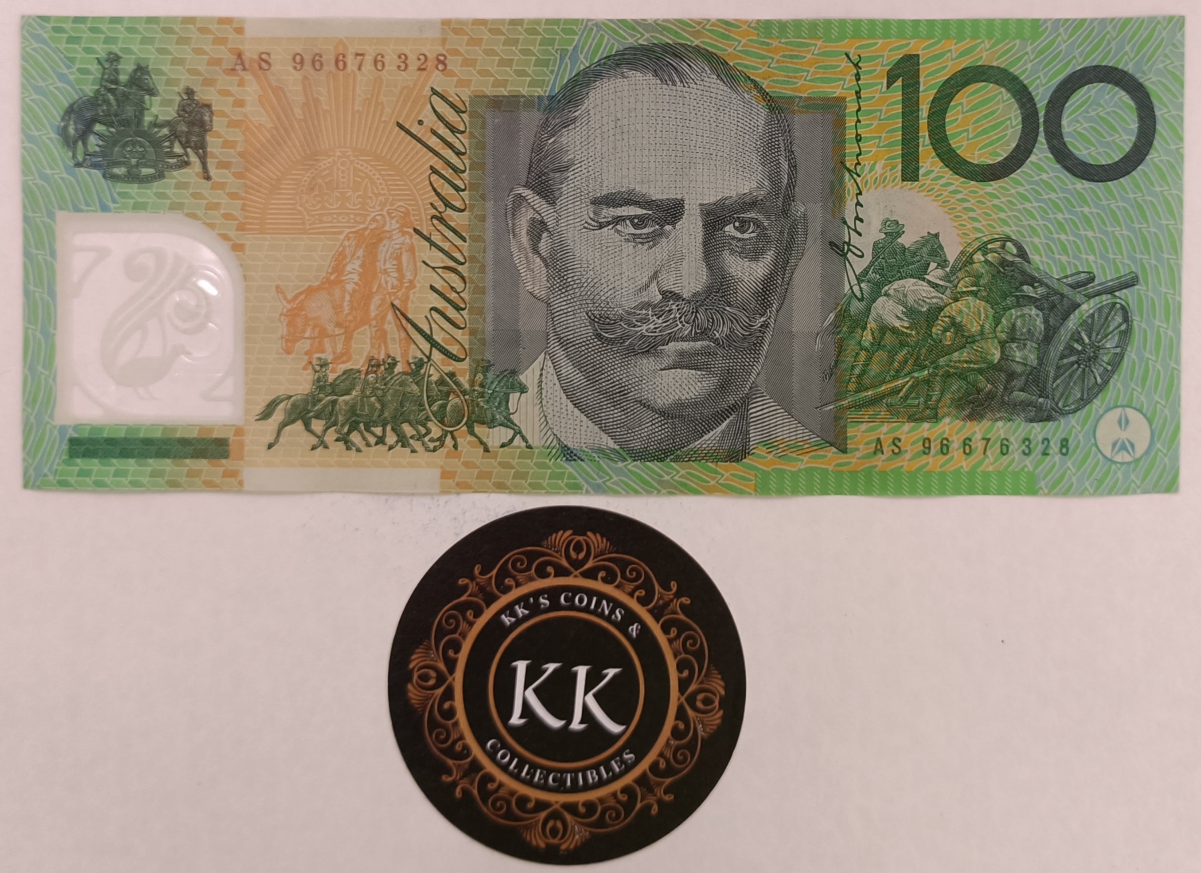 1996 Australia $100 Test Note AS96 676328