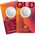 2026 ANDA Money Expo 'QLD' Privy mark 20 Cent coin in card