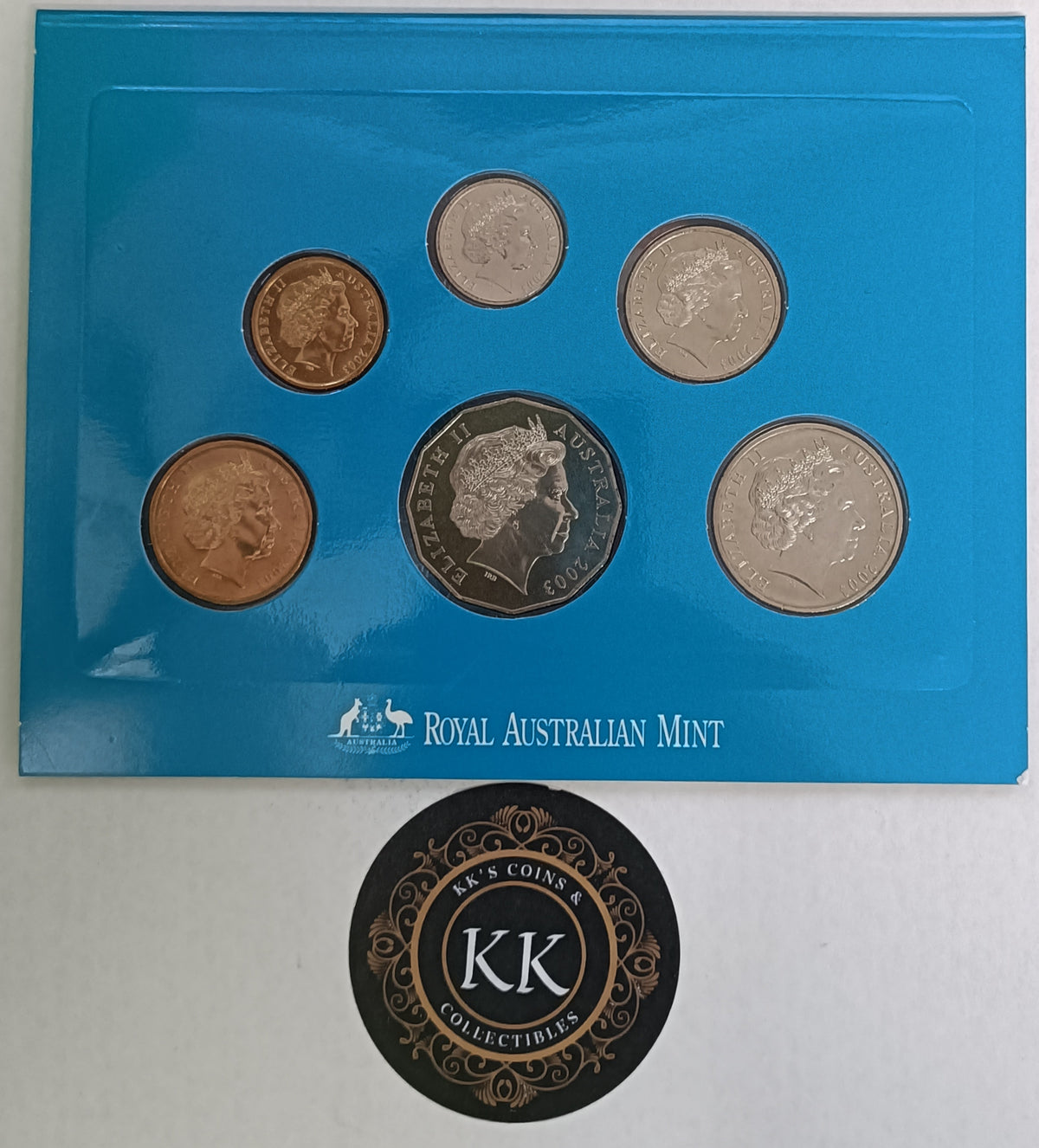 2003 Uncirculated Mint 6 Coin Set - Australia's Volunteers