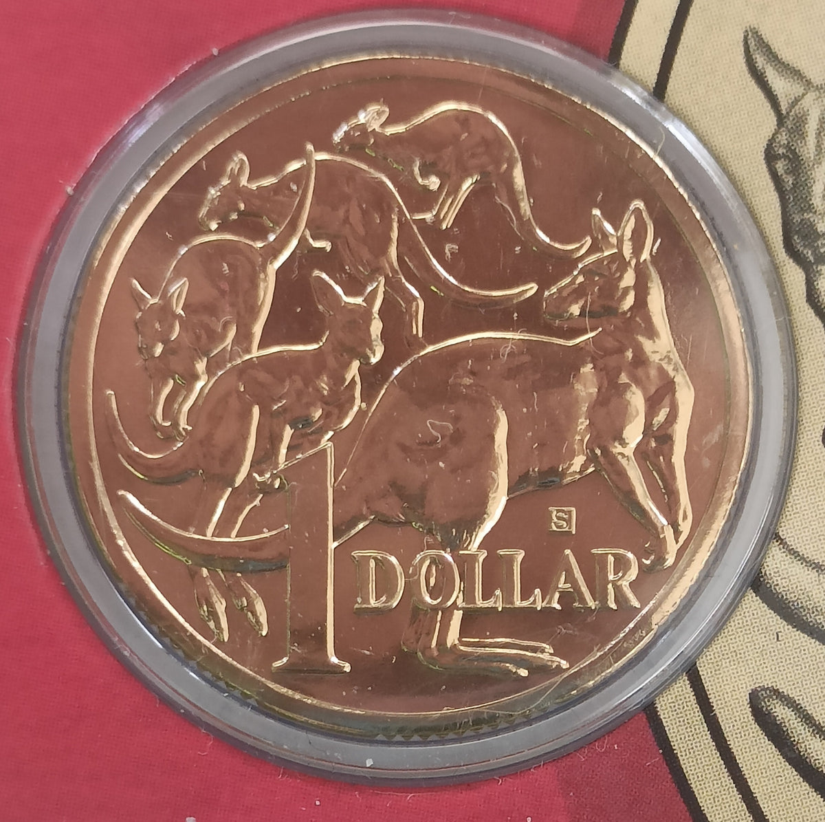 2017 $1 ANDA Sydney Mob of Roos 'S' Privy Mark Uncirculated Coin ANDA Sydney show.