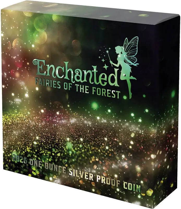 2026 Enchanted Fairies of Forest 1oz Silver Colour Coin