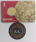 2017 $1 ANDA Sydney Mob of Roos 'S' Privy Mark Uncirculated Coin ANDA Sydney show.
