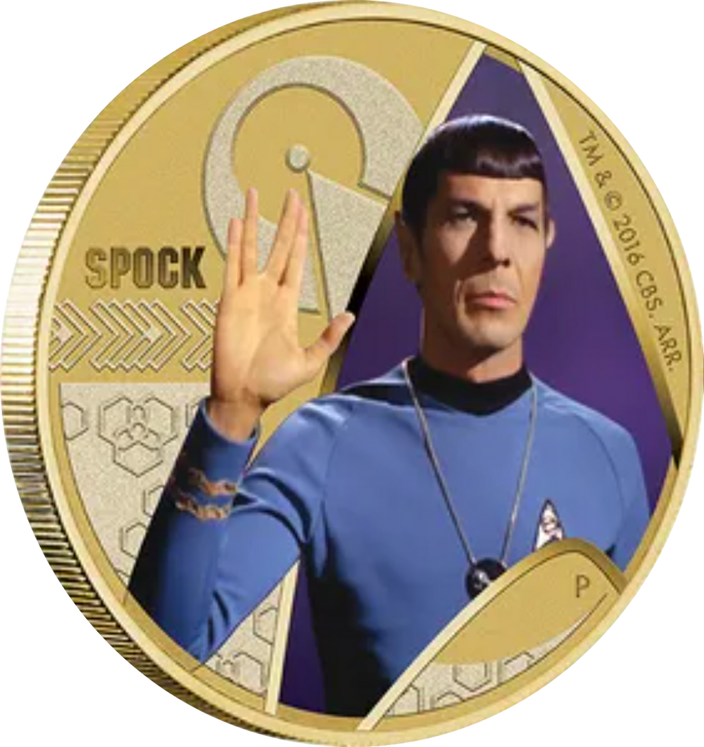 2016 $1 PNC - Star Trek: The Original Series Spock Stamp and Coin Cover (PNC)