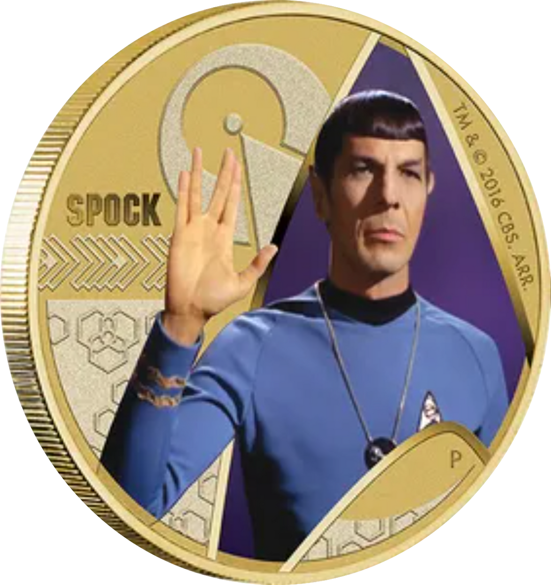 2016 $1 PNC - Star Trek: The Original Series Spock Stamp and Coin Cover (PNC)