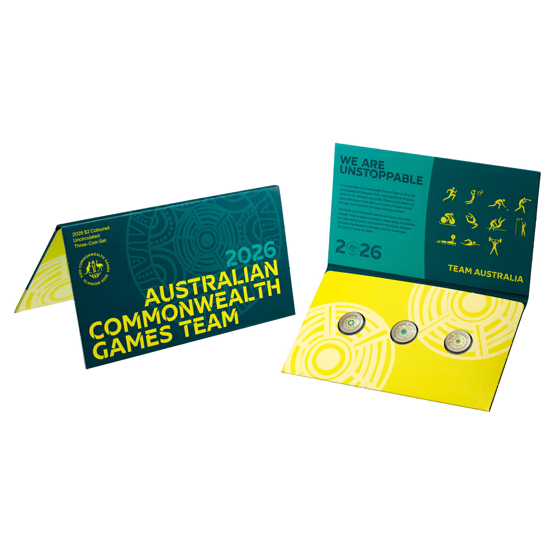 2026 Commonwealth Games - $2 Three-Coin Set