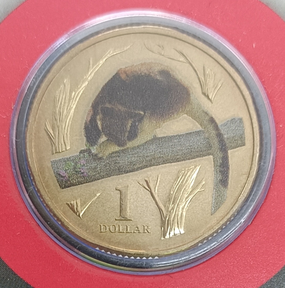 2012 $1 Animals of The Zoo - Goodfellow's Tree-Kangaroo Uncirculated Coin on Card
