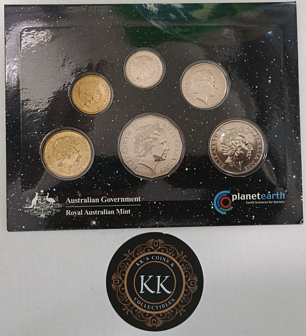 2008 Uncirculated Mint 6 Coin Set - International Year of Planet Earth
