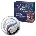 2023 $5 Beauty, Rich & Rare -  Great Barrier Reef Domed Silver Proof Coin