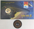 2016 $1 PNC - Star Trek: The Original Series U.S.S. Enterprise NCC-1701 $1 Stamp and Coin Cover (PNC)