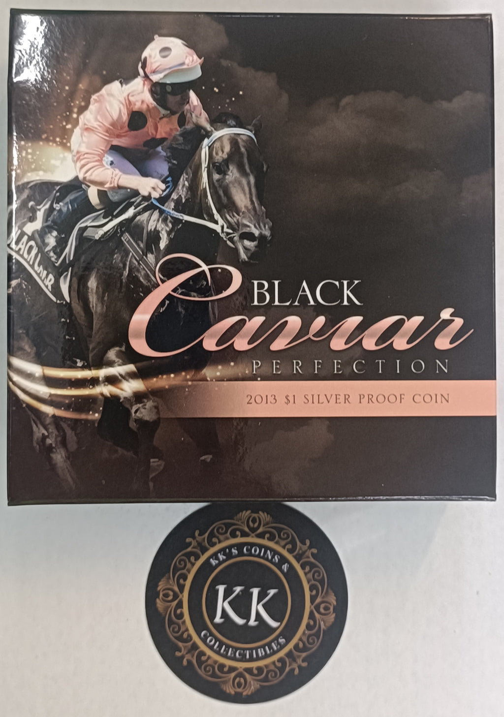 2013 $1 Black Caviar Perfection 1oz Silver Proof Coin