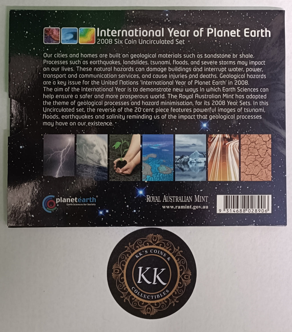 2008 Uncirculated Mint 6 Coin Set - International Year of Planet Earth