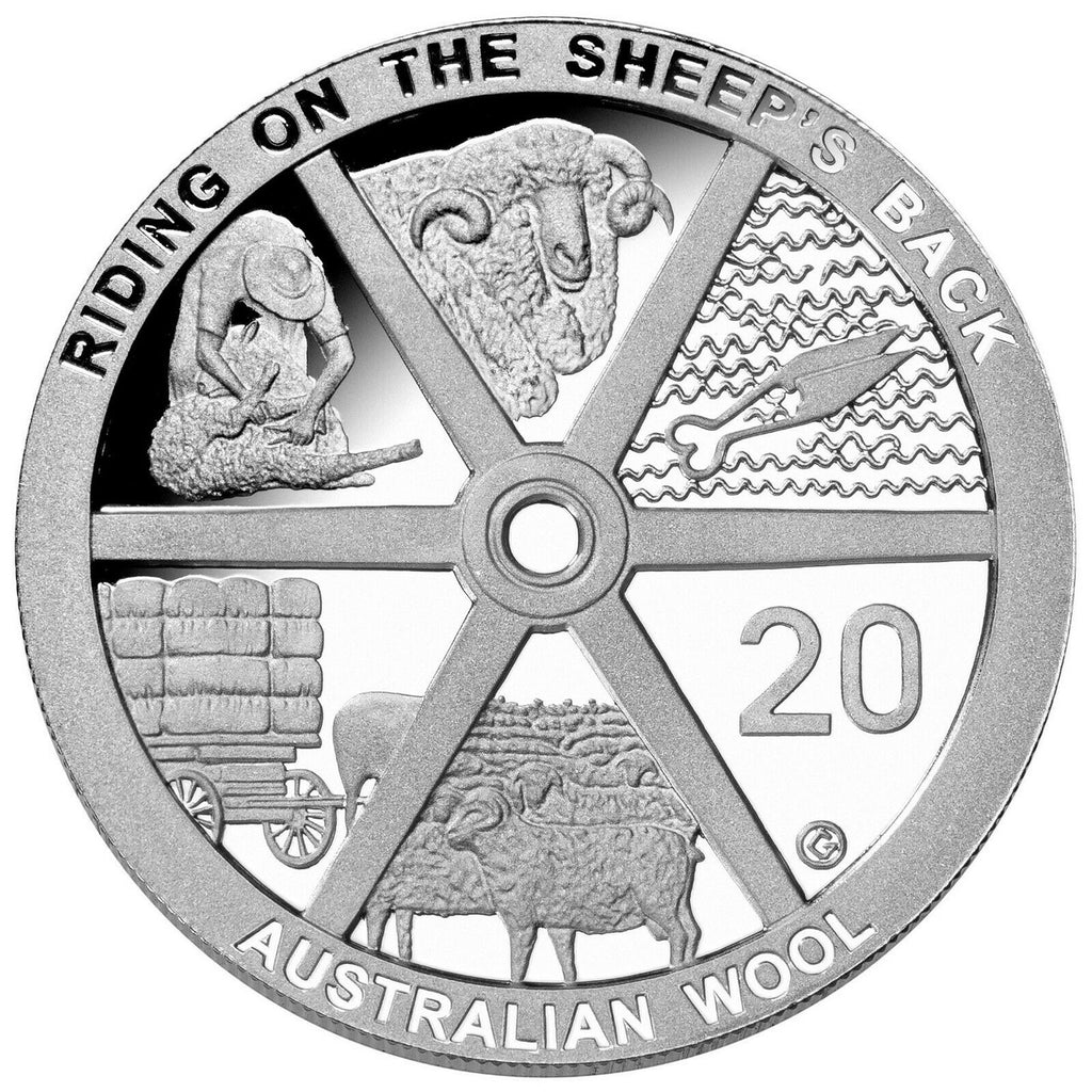 2011 Australian Wool Two Coin Proof Set