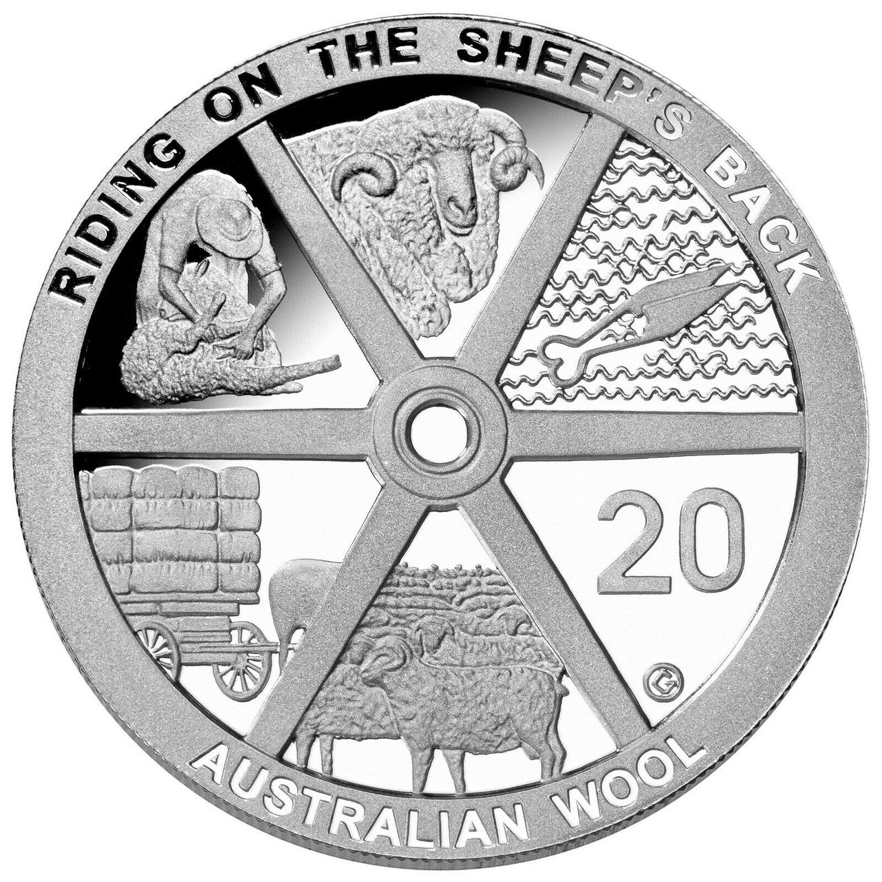 2011 Australian Wool Two Coin Proof Set