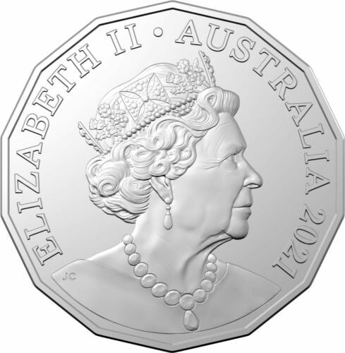 2021 50c Year of the Ox Tetra-decagon Uncirculated Coin