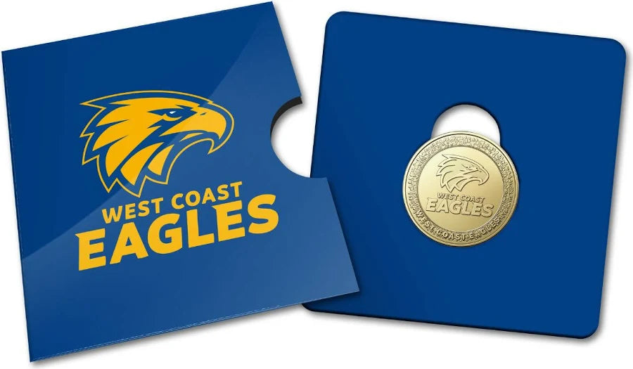 2023 AFL West Coast Eagles Coin in Card