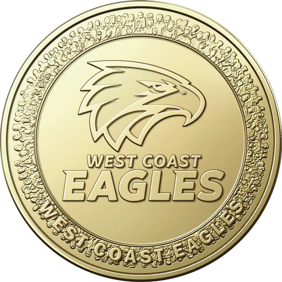 2023 AFL West Coast Eagles Coin in Card
